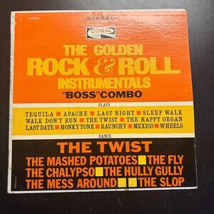 BOSS COMBO THE GOLDEN ROCK & ROLL INSTRUMENTALS 1962 CORAL Vinyl Record